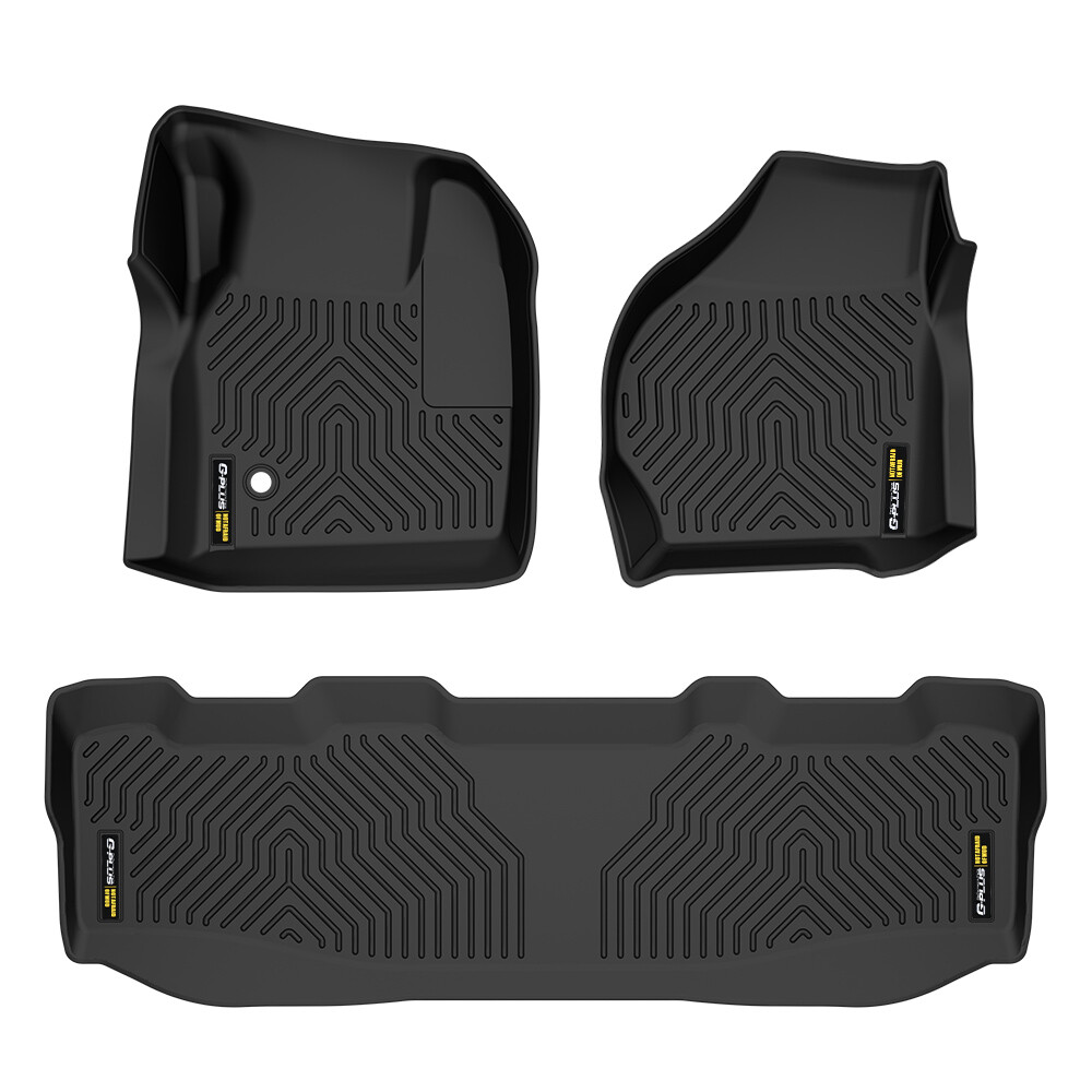 TPE Floor Mats Liners Fit For 1999-2007 Ford F-250 F-350 Super Duty Crew Cab