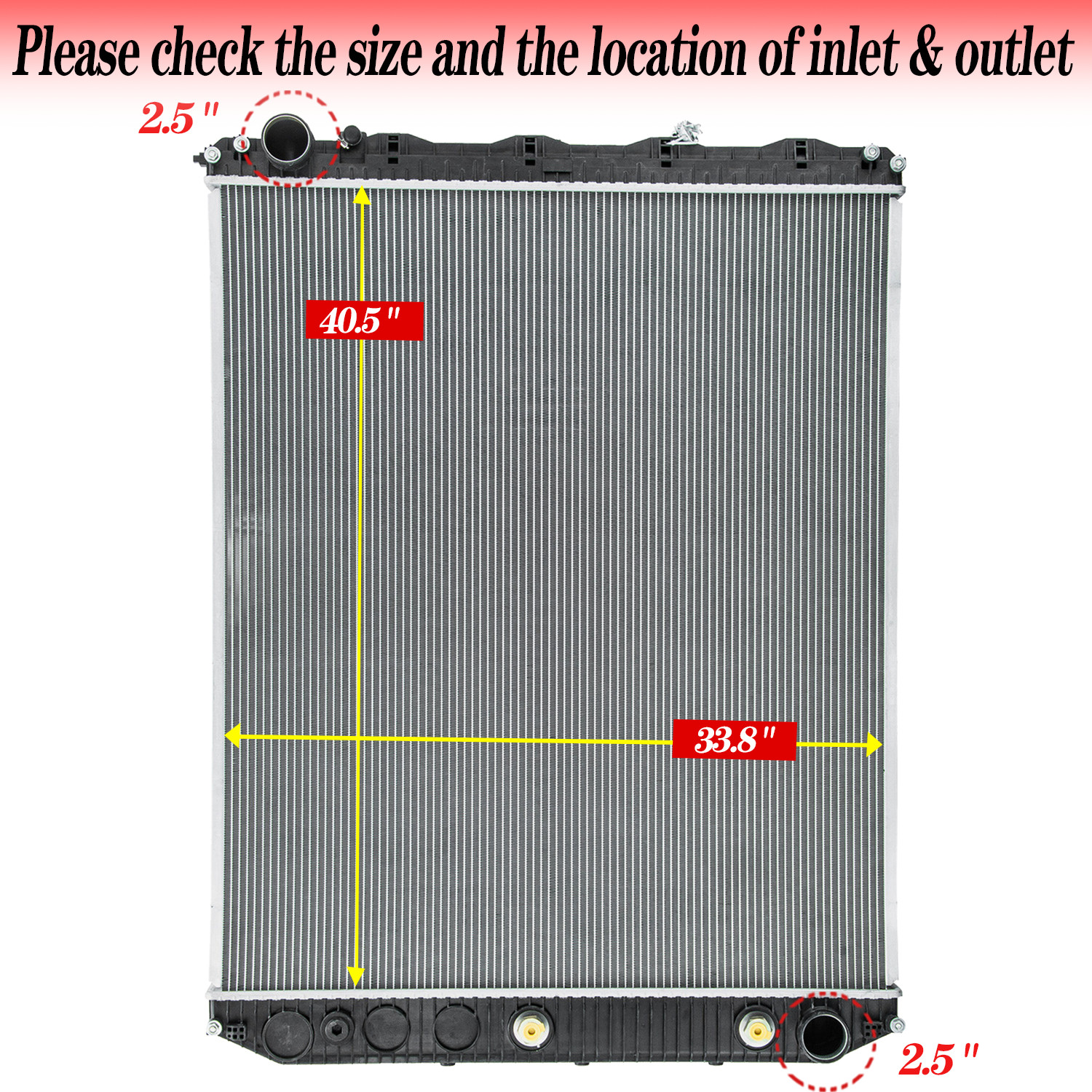 Radiator For 2008-2025 Volvo VNL VNM MACK CXU613/MACK ANTHEM 20956552