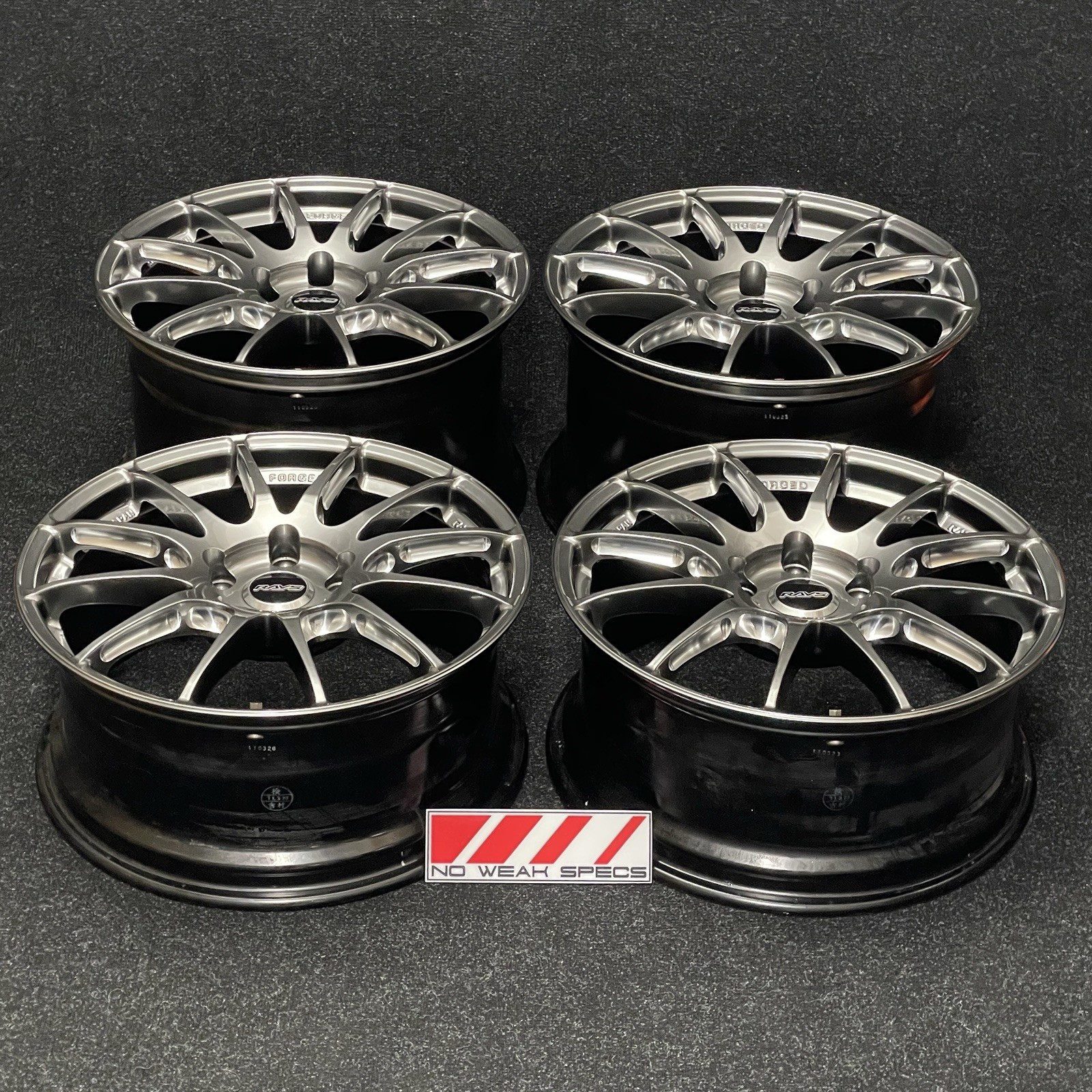 Volk Racing G12 Porsche 911 996 997 5x130 19x8.5 11 Turbo WHEELS RIMS Bbs te37 S
