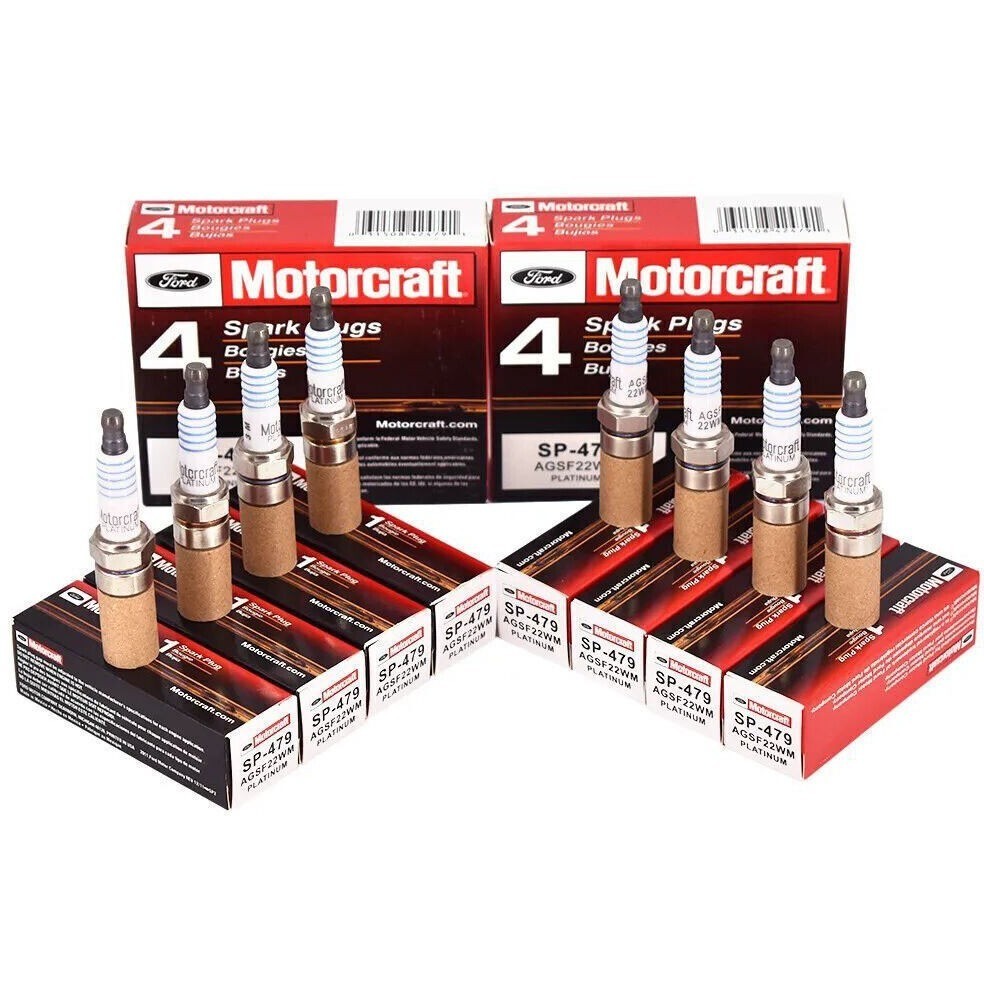 Set of 8 Motorcraft OEM SP479 Motorcraft Spark Plug For Ford AGSF22WM