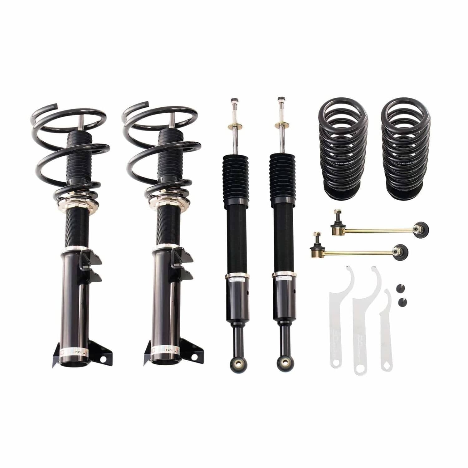 BC Racing BR Series Coilovers for 2001-2003 Mercedes-Benz C32 AMG RWD (W203)