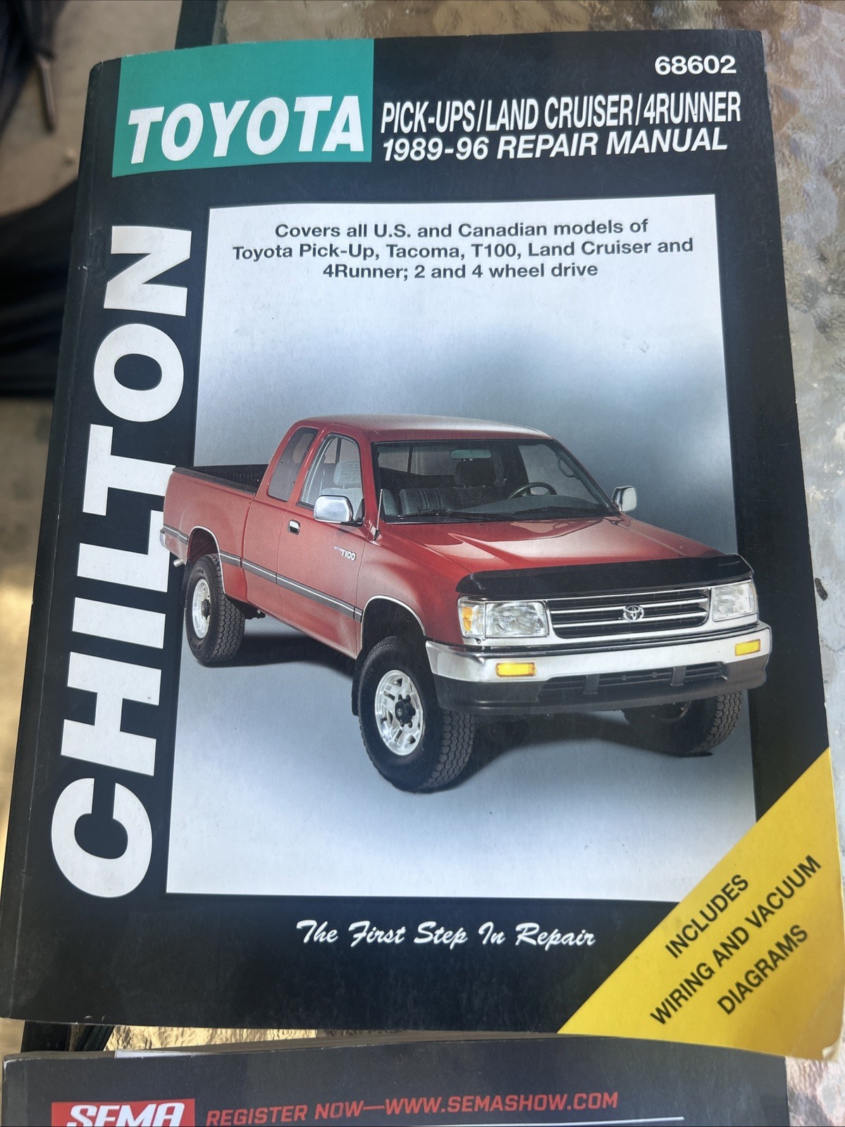 Chilton\'s Toyota Repair Manual 1989-1996 Pick-Ups/Land Cruiser/4Runner, 68602