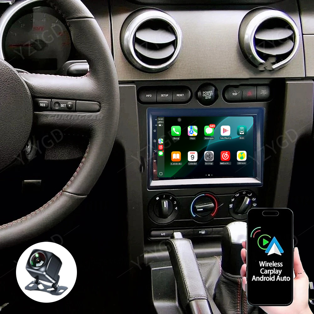 For Ford Shelby GT500 Car Radio Carplay Screen GPS Navi 2007-2009 Stereo Android For Ford Shelby GT500 Car Radio Carplay Screen GPS Navi 2007-2009 Stereo Android