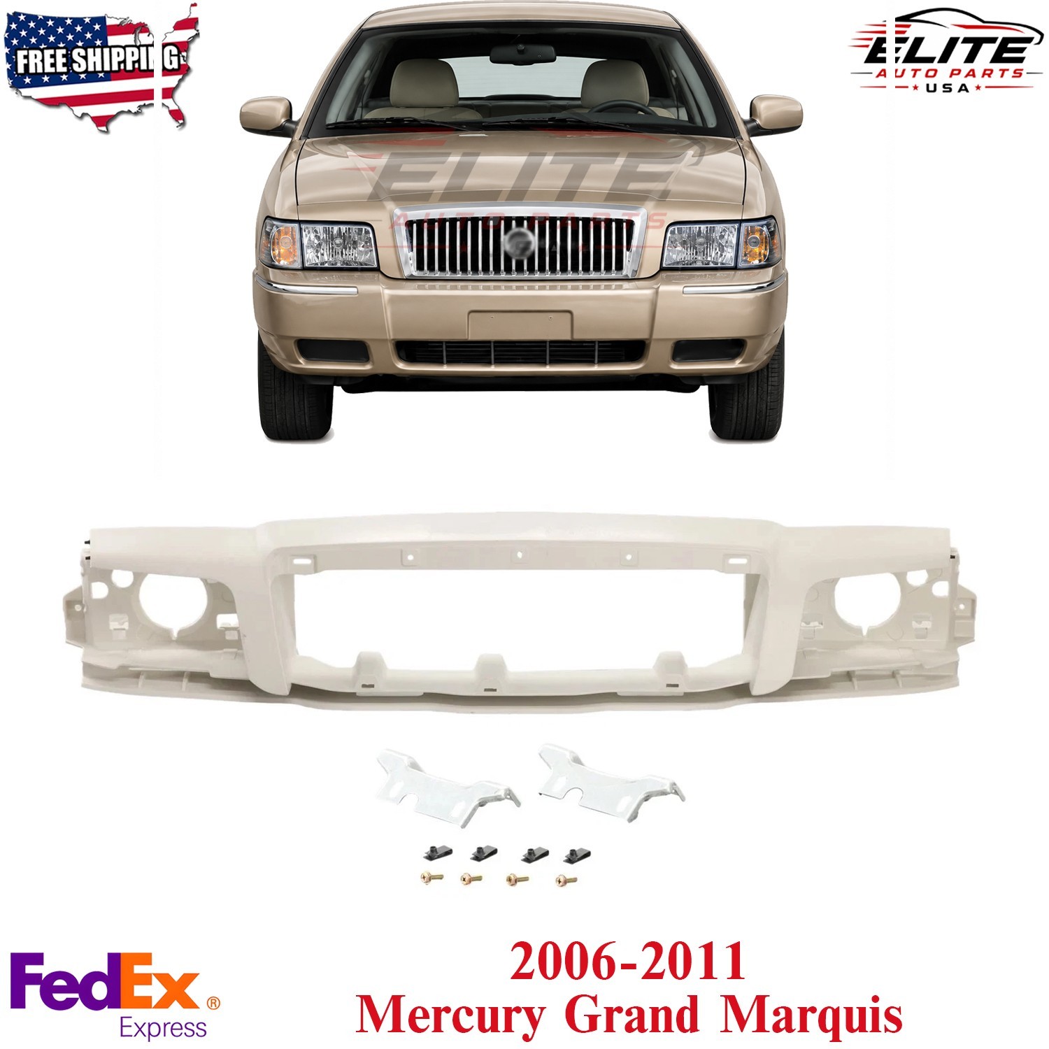 Header Panel Fiberglass For 2006-2011 Mercury Grand Marquis Header Panel Fiberglass For 2006-2011 Mercury Grand Marquis