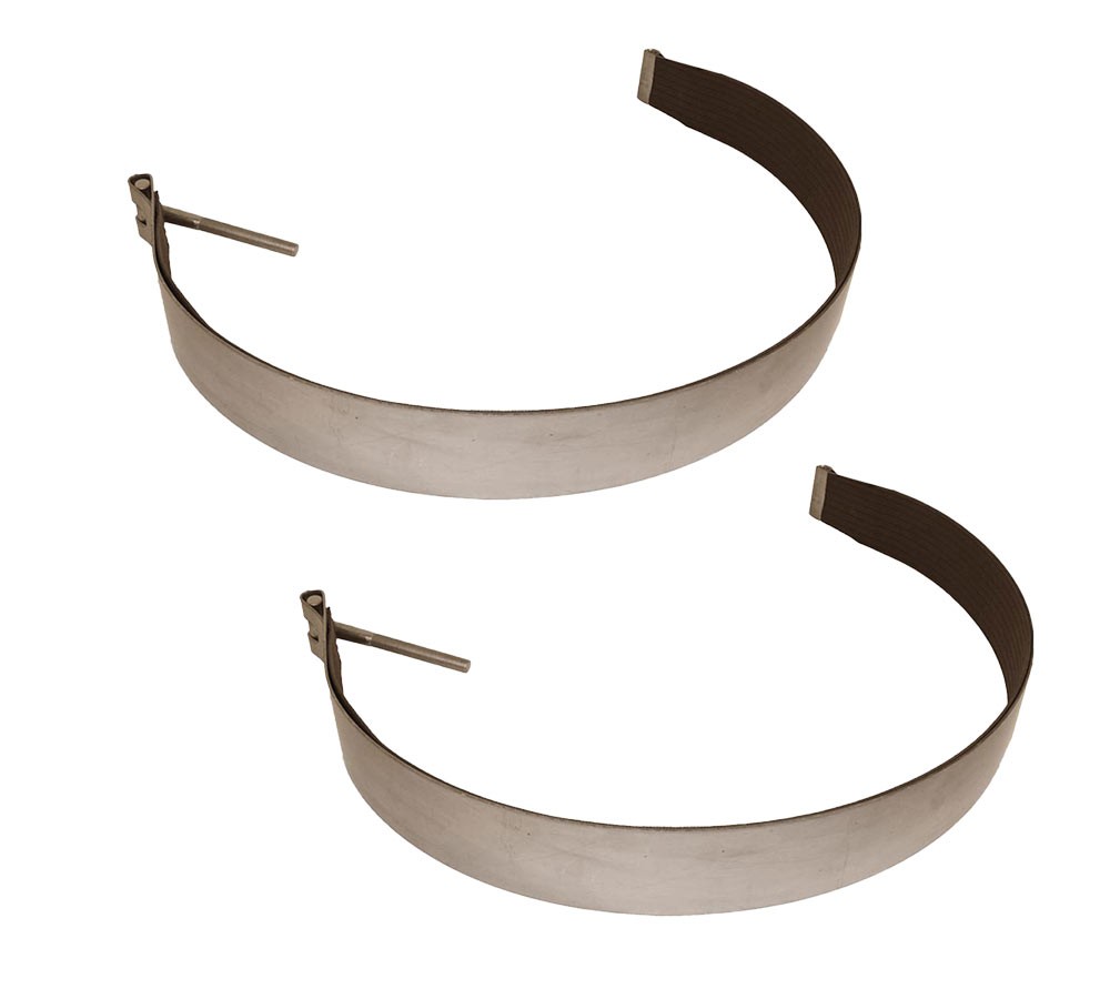 2PK Fuel Tank Strap w/Webbing Replace Peterbilt Truck 11-04551-001P, 1104551001P