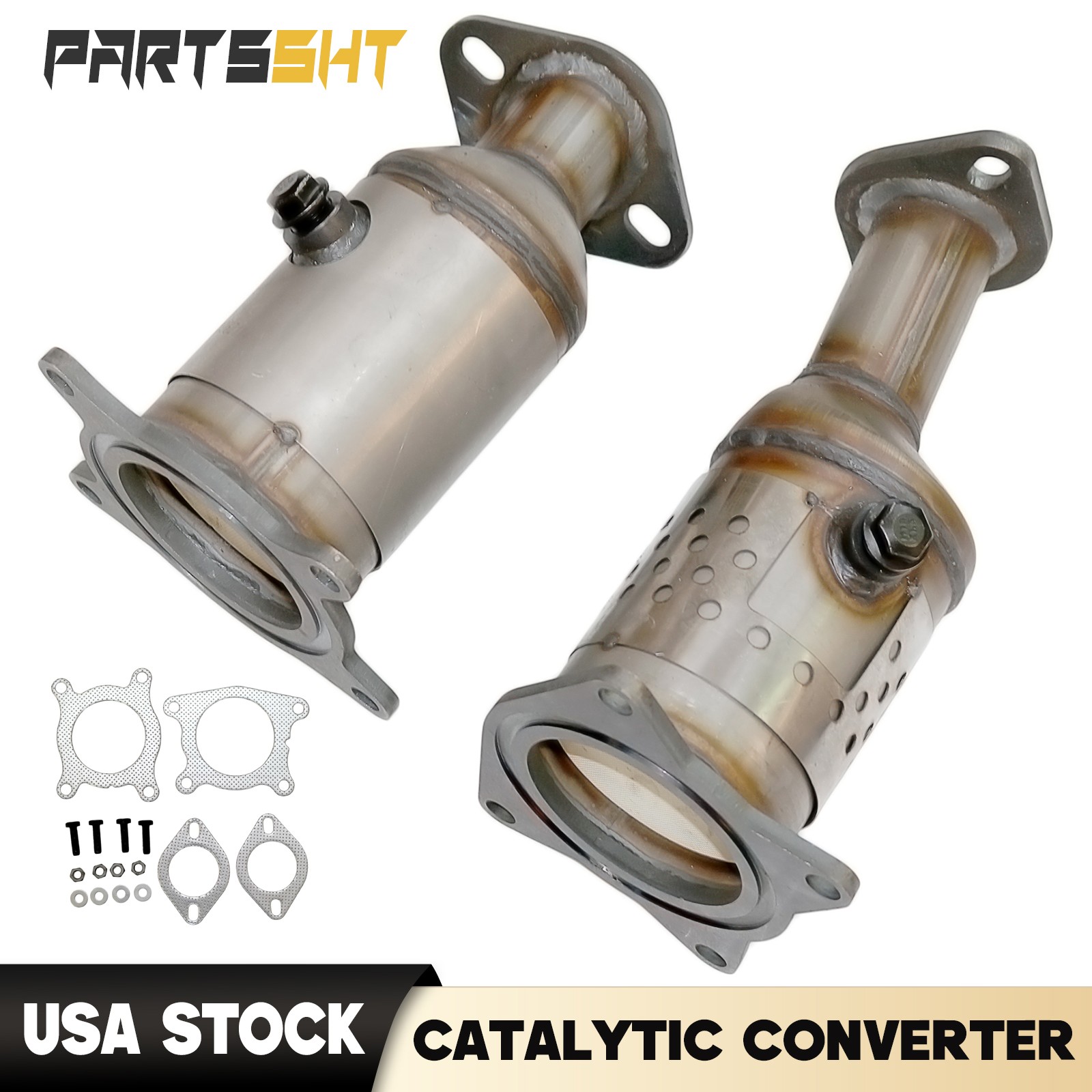 2x Catalytic Converter for Lincoln MKS MKX MKZ 2007-2010 Mazda CX-9 V6 3.5L 3.7L