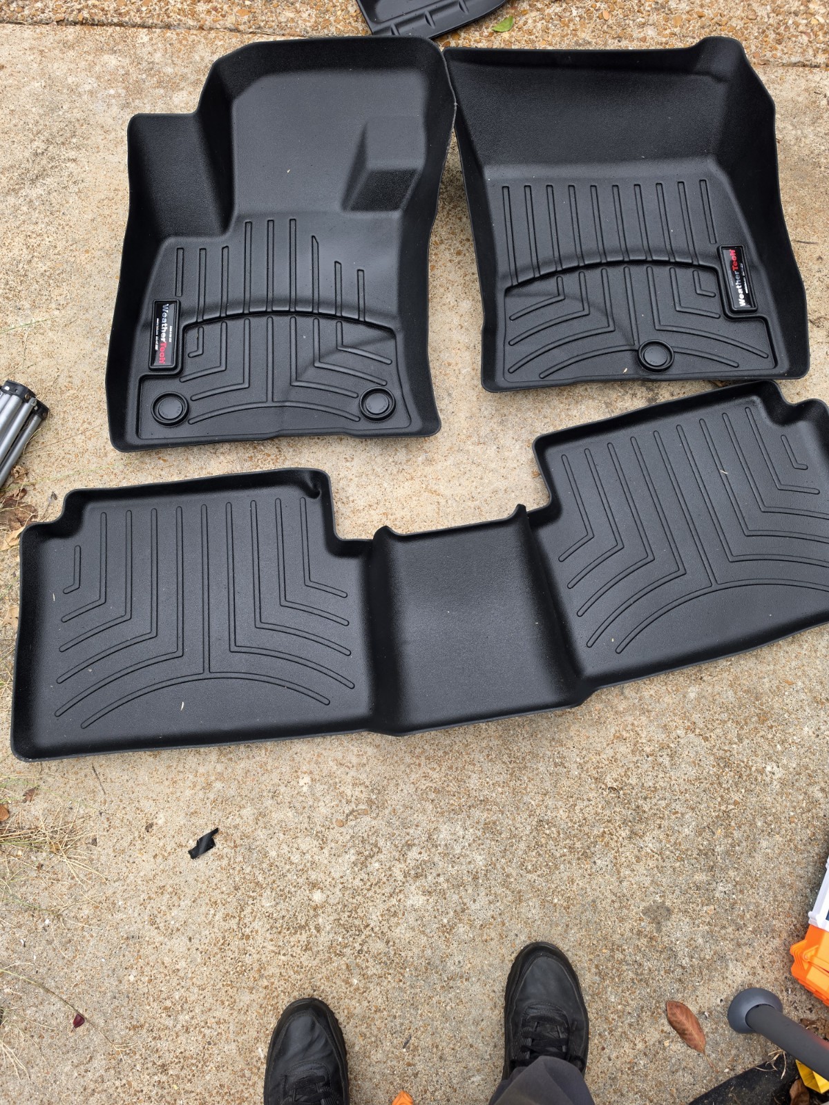 WeatherTech FloorLiner for 2021-2024 Ford Bronco Sport - 1st & 2nd Row, Black WeatherTech FloorLiner for 2021-2024 Ford Bronco Sport - 1st & 2nd Row, Black