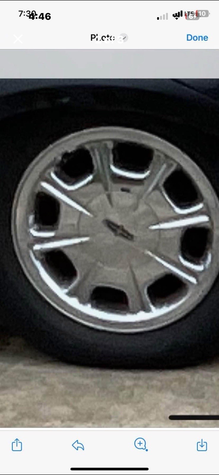 Rare all chrome wheels from 1999 Lincoln Town car 16” fits multiple Years