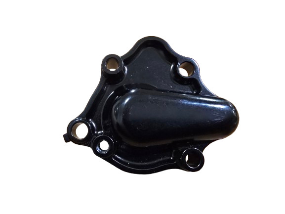 1985 - 1991 Honda CR250 Water Pump Cover Black Anodized V2 1985 - 1991 Honda CR250 Water Pump Cover Black Anodized V2