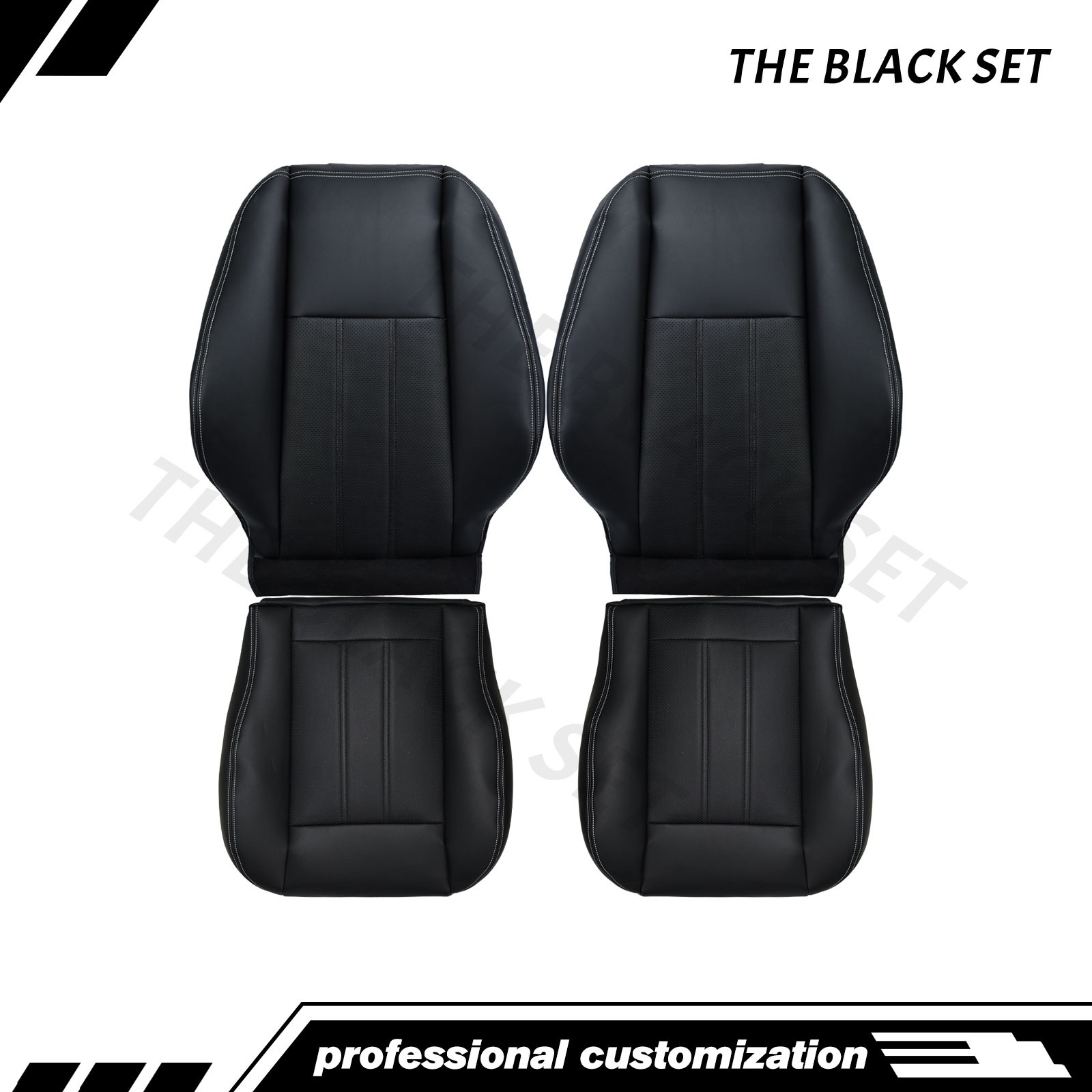 11-16 For Chrysler Town&Country Driver Passenger Bottom Top Seat Cover 4pcs 11-16 For Chrysler Town&Country Driver Passenger Bottom Top Seat Cover 4pcs
