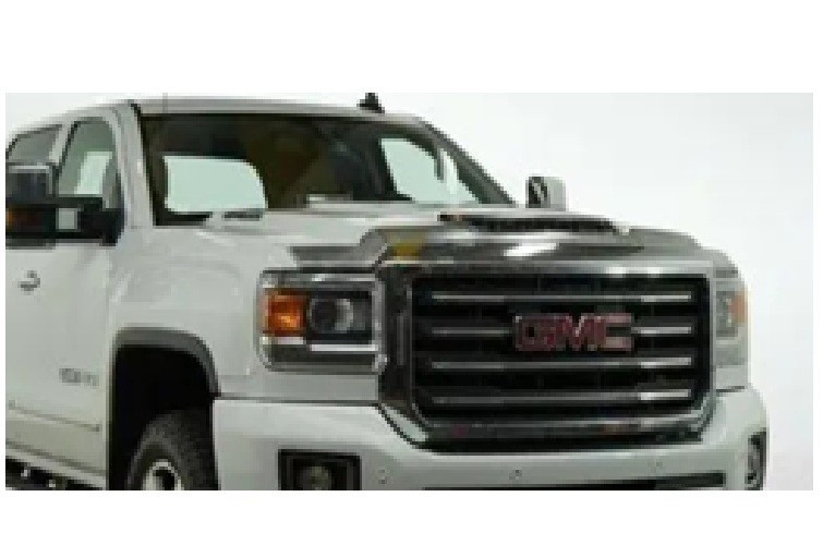 Chrome Aeroskin Hood Protector Bug Shield Deflector for 17-18 Sierra 2500 Scoop