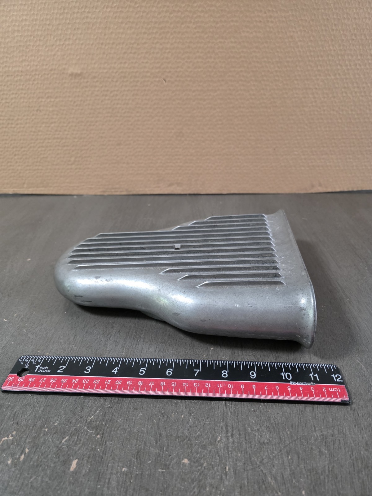 Vintage Cal Custom Aluminum Finned Gasser Hot Rat Rod Air Cleaner Scoop Vintage Cal Custom Aluminum Finned Gasser Hot Rat Rod Air Cleaner Scoop