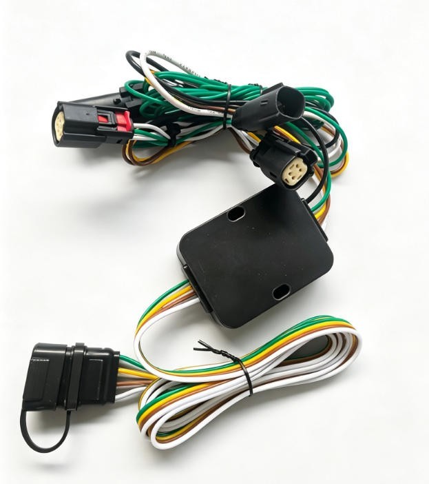 New 4-Way Trailer Wiring Harness For 17-20 Chrysle Pacifica With LED Taillights