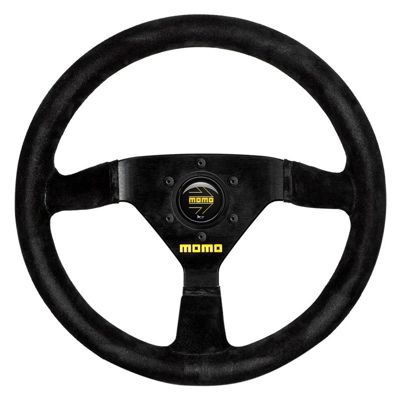 Momo for MOD69 Steering Wheel 350 mm -  Black Suede/Black Spokes
