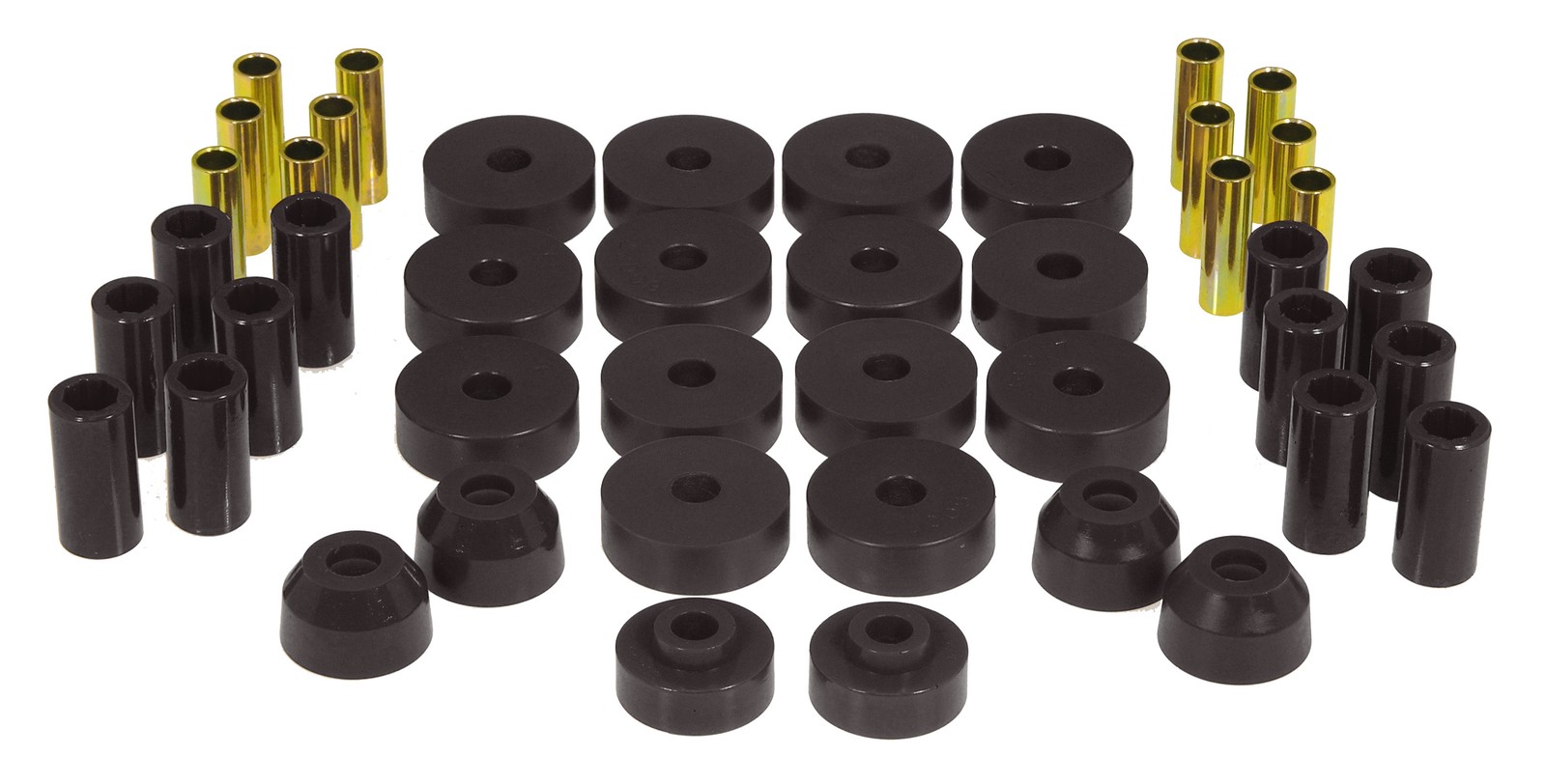 Prothane for 55-75 Jeep CJ5/7 Total Bushing Kit - Black