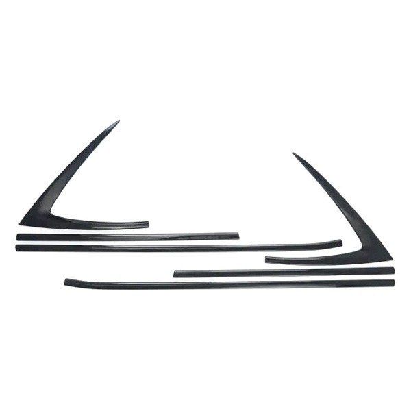 For Chevy Equinox 2022-2024 Trim Illusion Gloss Black Window Trim Set