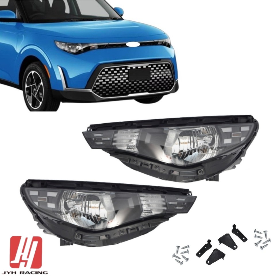 Headlights Halogen Left Right Side LH RH For 2023 2024 2025 Kia Soul S LX EX