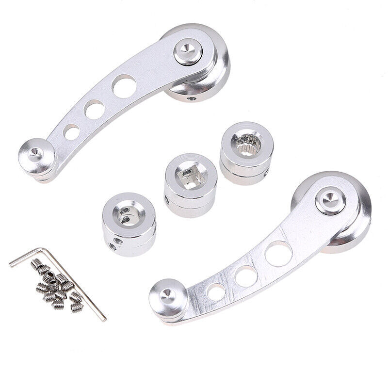Universal Billet Aluminum Window Crank Handle Winders Car Truck Glass Door