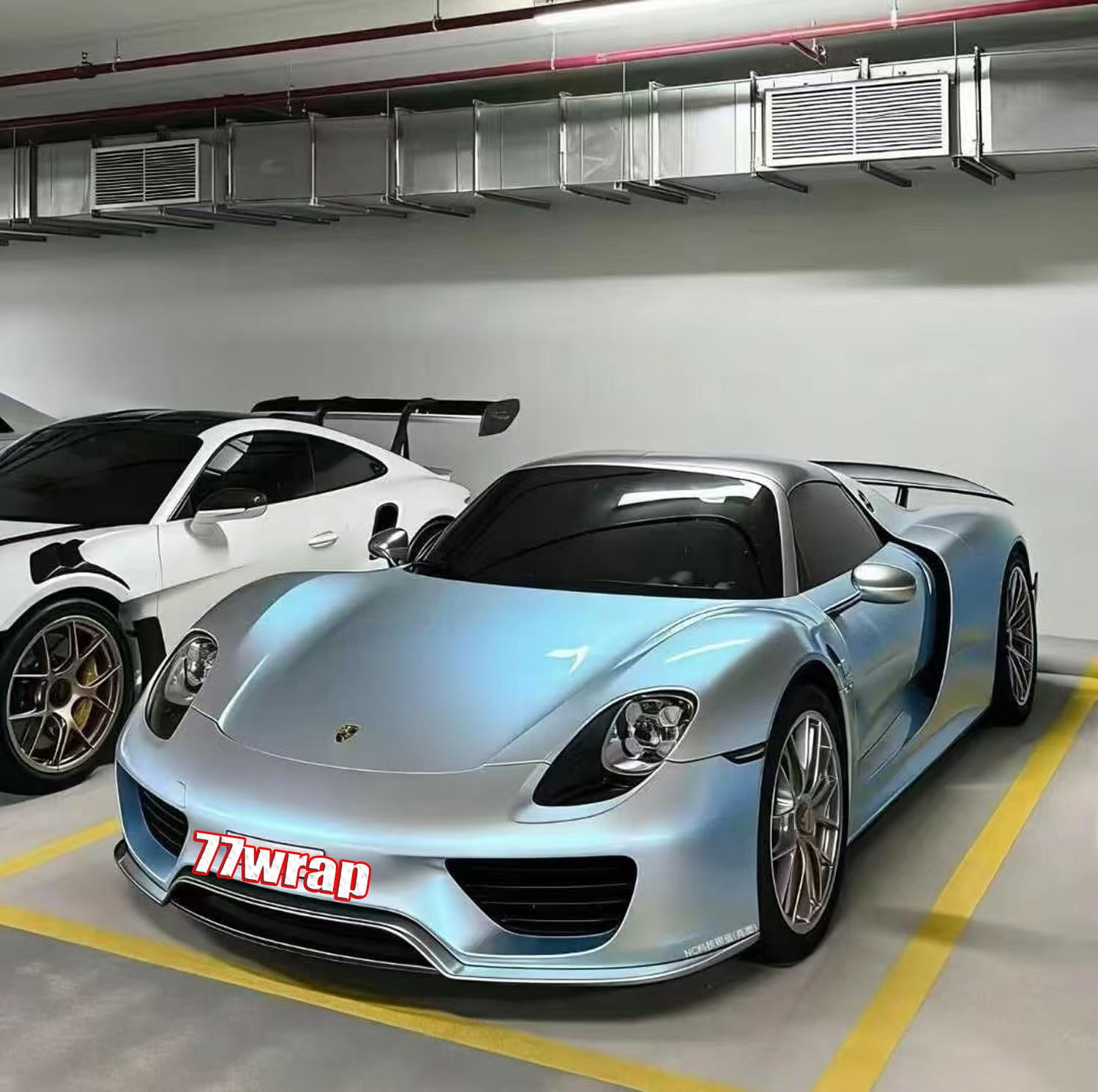 60FT PET Silver Blue Tech Glossy Metallic Full Car SUV Vinyl Wrap PVC Sticker US 60FT PET Silver Blue Tech Glossy Metallic Full Car SUV Vinyl Wrap PVC Sticker US