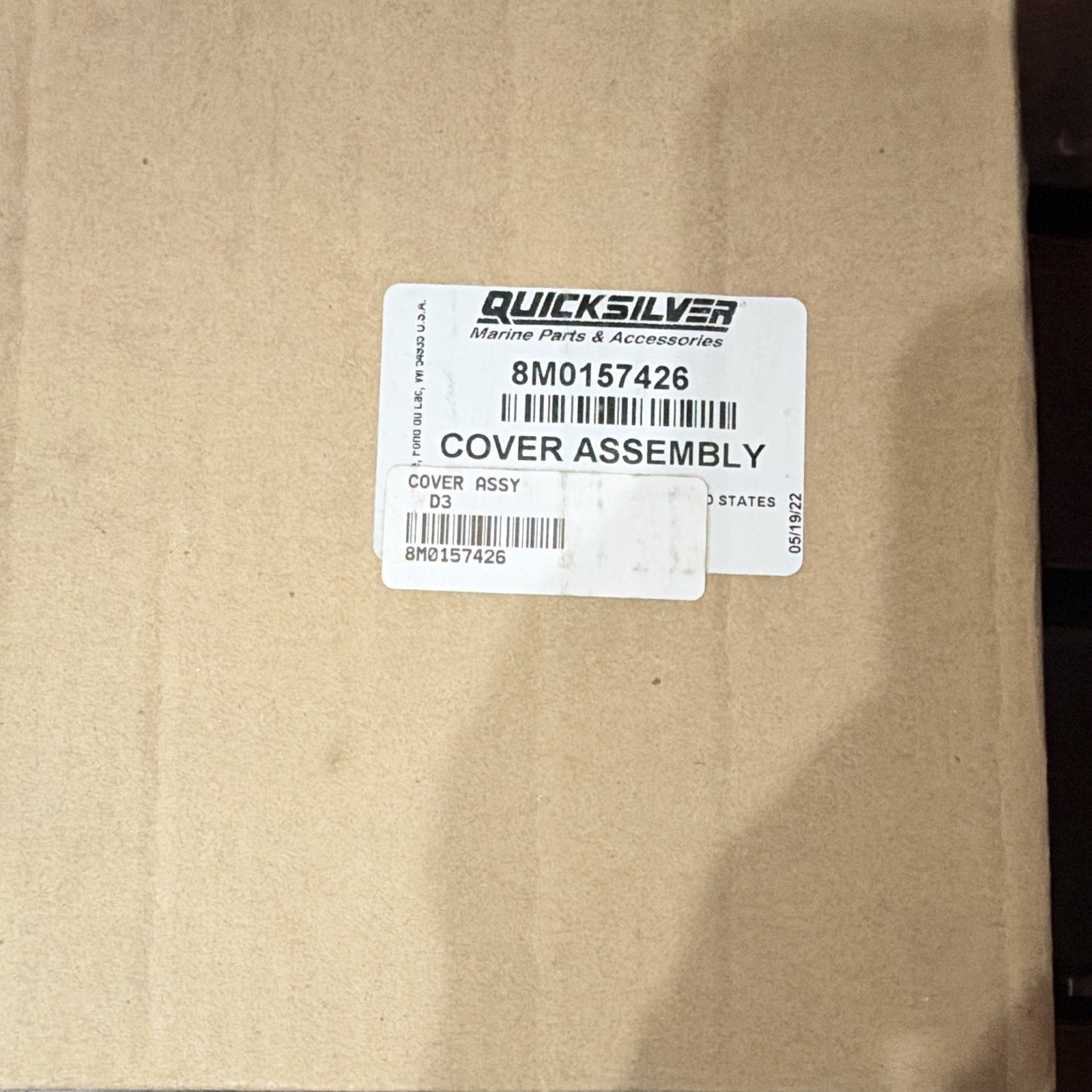Brand New In Box Cover Assy 8M0157426 Brand New In Box Cover Assy 8M0157426