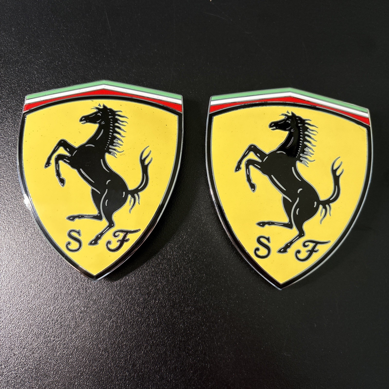 Genuine OEM Ferrari Scuderia Fender Shield 82746100 SQUADRA CORSE SHIELD BADGE Genuine OEM Ferrari Scuderia Fender Shield 82746100 SQUADRA CORSE SHIELD BADGE