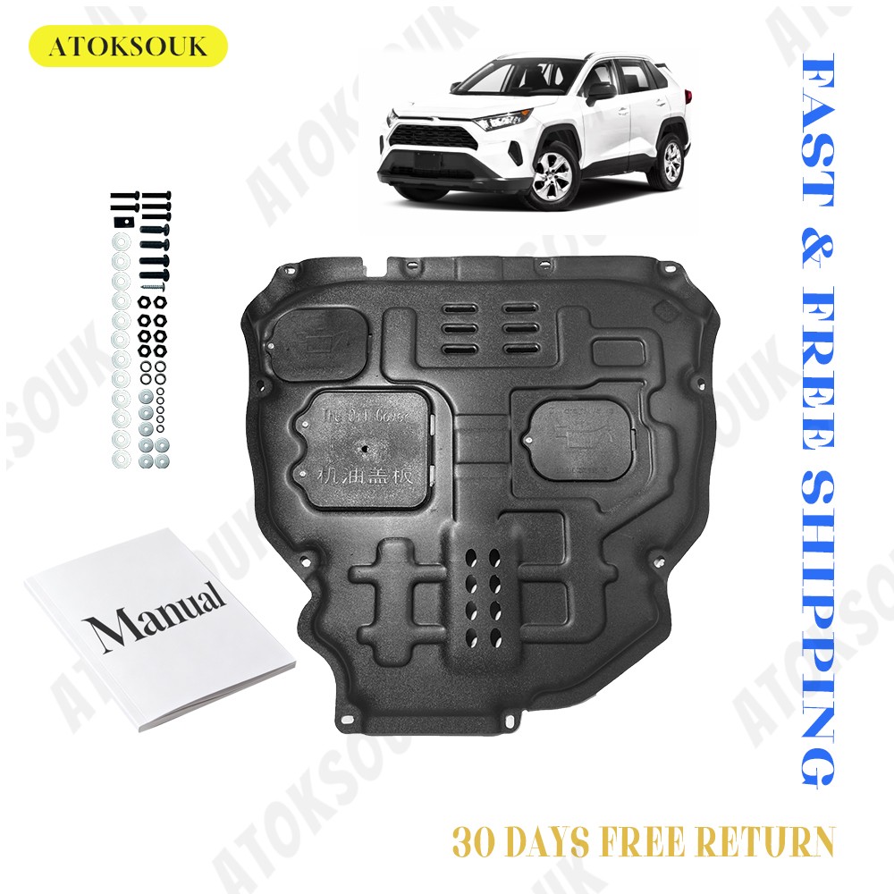 Engine Splash Shield For Toyota RAV4 2020-2022 Skid Plate With Instruction