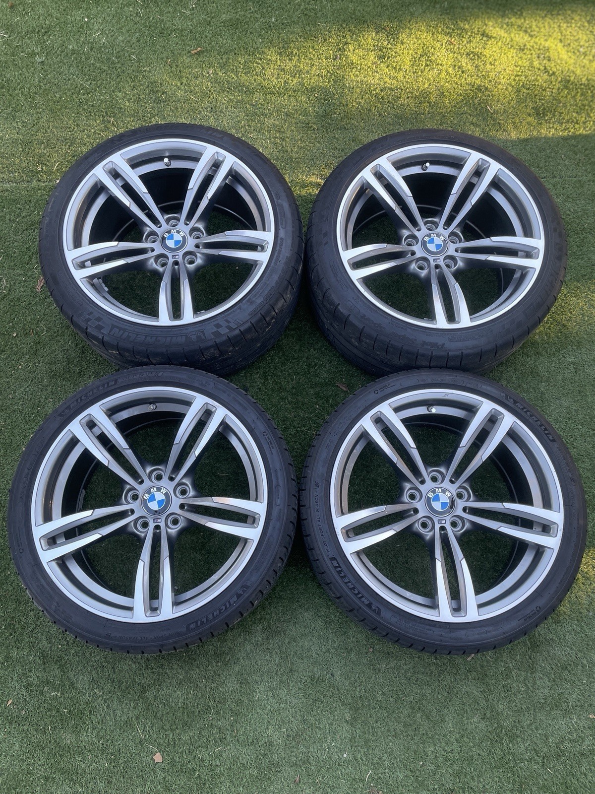 OEM BMW 437M FORGED Ferric Grey F80 M3 F82 F83 M2 M4 Wheels Rims 19x9 19x10 Set