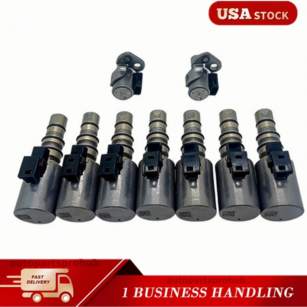 9X NEW 8L45 8L90 VALVE BODY SOLENOID FOR 2015-2020 CADILLAC CTS ATS ESCALADE CT6 9X NEW 8L45 8L90 VALVE BODY SOLENOID FOR 2015-2020 CADILLAC CTS ATS ESCALADE CT6
