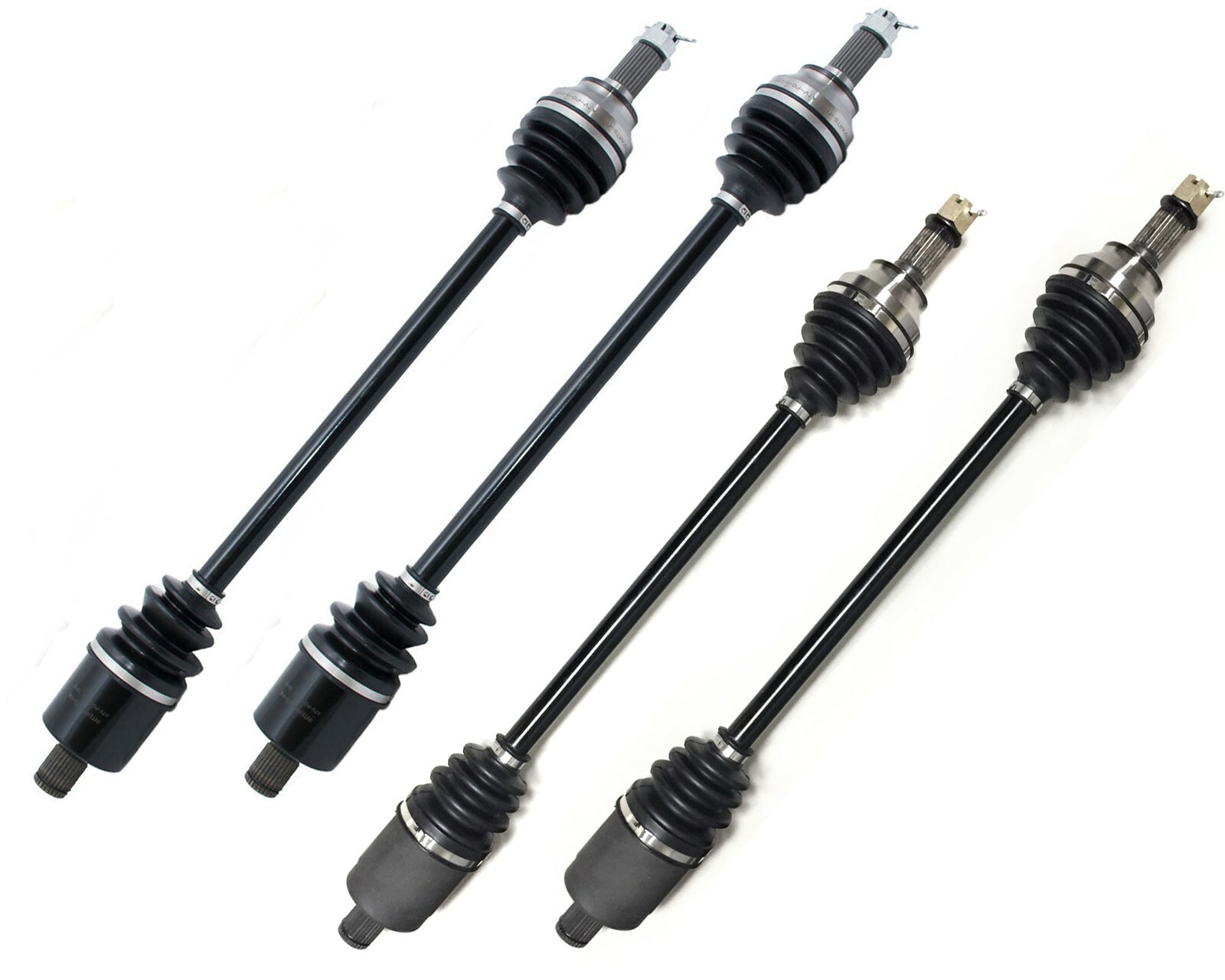 Full Set 4 New ATV CV Axles Fit Polaris RZR XP, RZR XP 4 Turbo Front Rear
