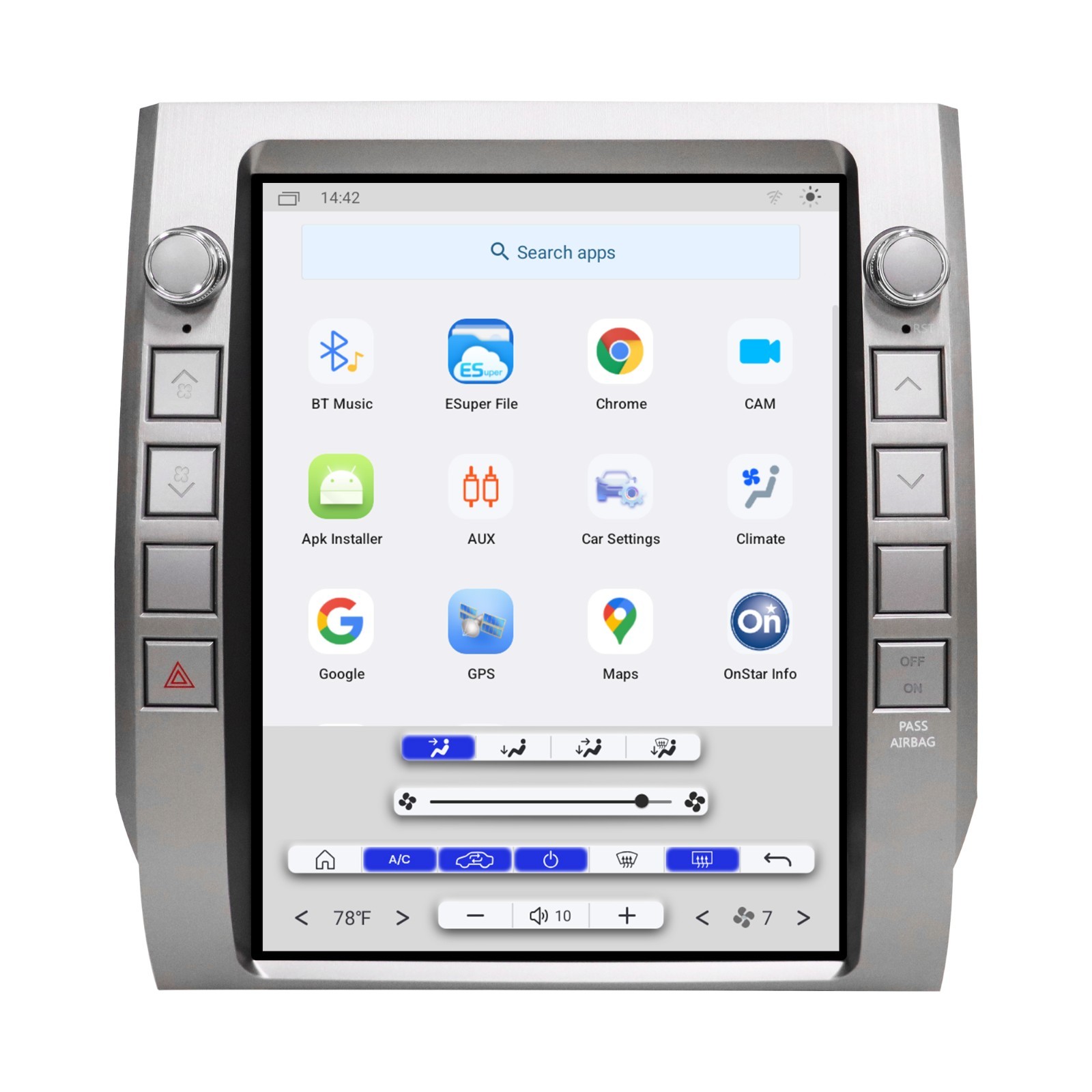 For 2014-2022 Toyota Tundra CarPlay Car Stereo Radio GPS Navi WIFI Android 13