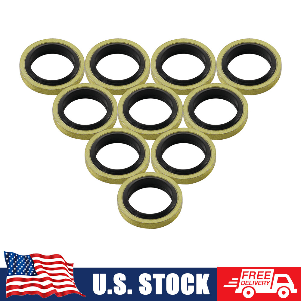 10PCS M10 10mm Universal Motorcycle Brake Banjo Bolt Sealed Crush Washers Gasket 10PCS M10 10mm Universal Motorcycle Brake Banjo Bolt Sealed Crush Washers Gasket