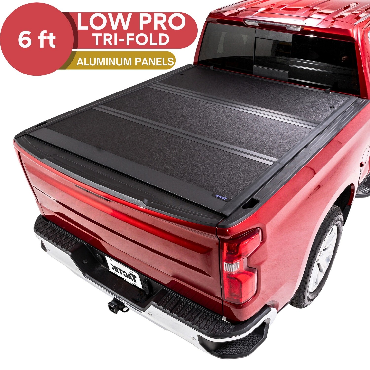 TACTIK 6\' Chevy/GMC Colorado/Canyon 2015+ Low Profile Hard Panel Tonneau Cover