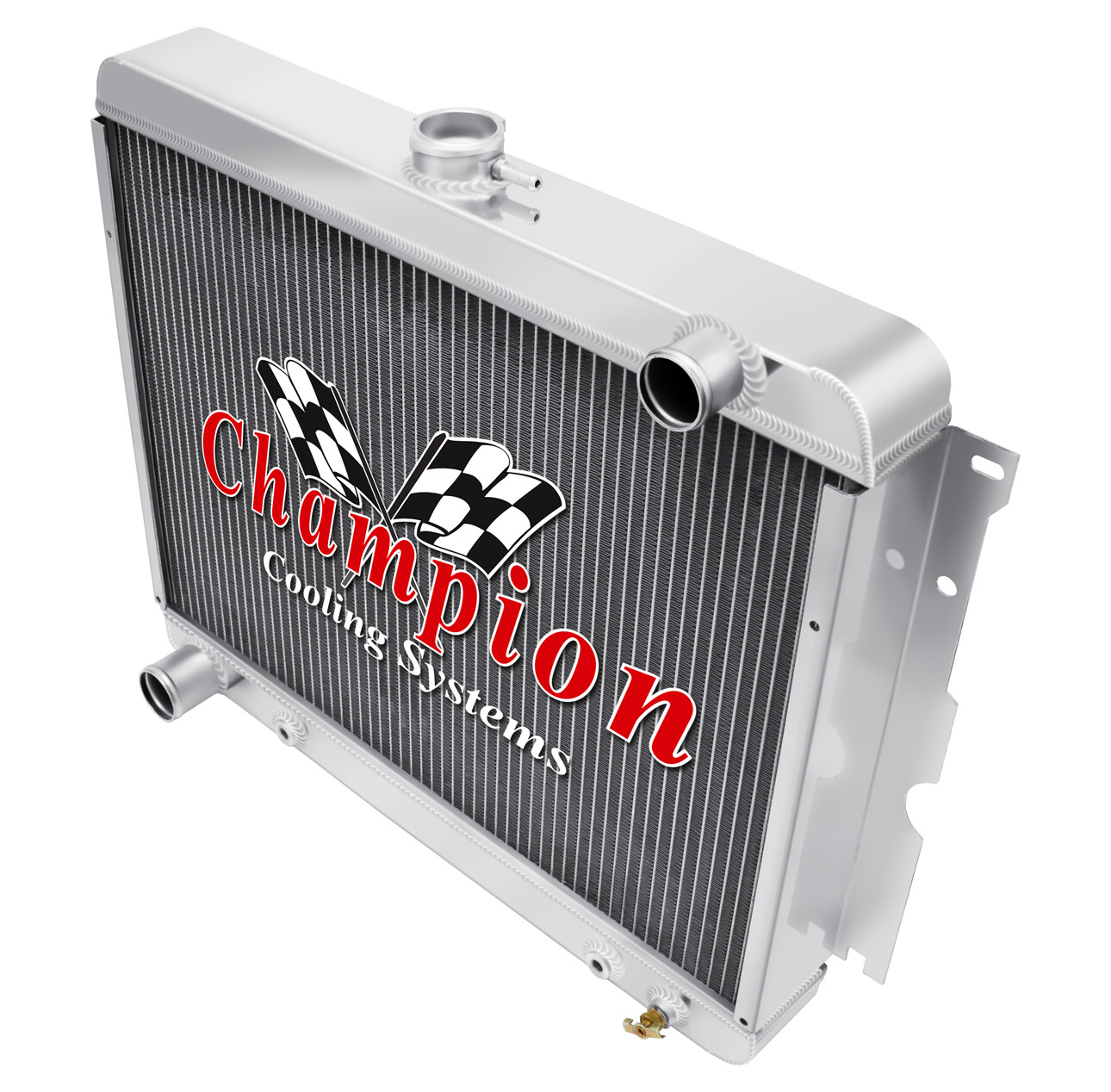 RN Champion 2 Row Radiator for 1967 - 1971 Plymouth GTX Big Block V8 Engine