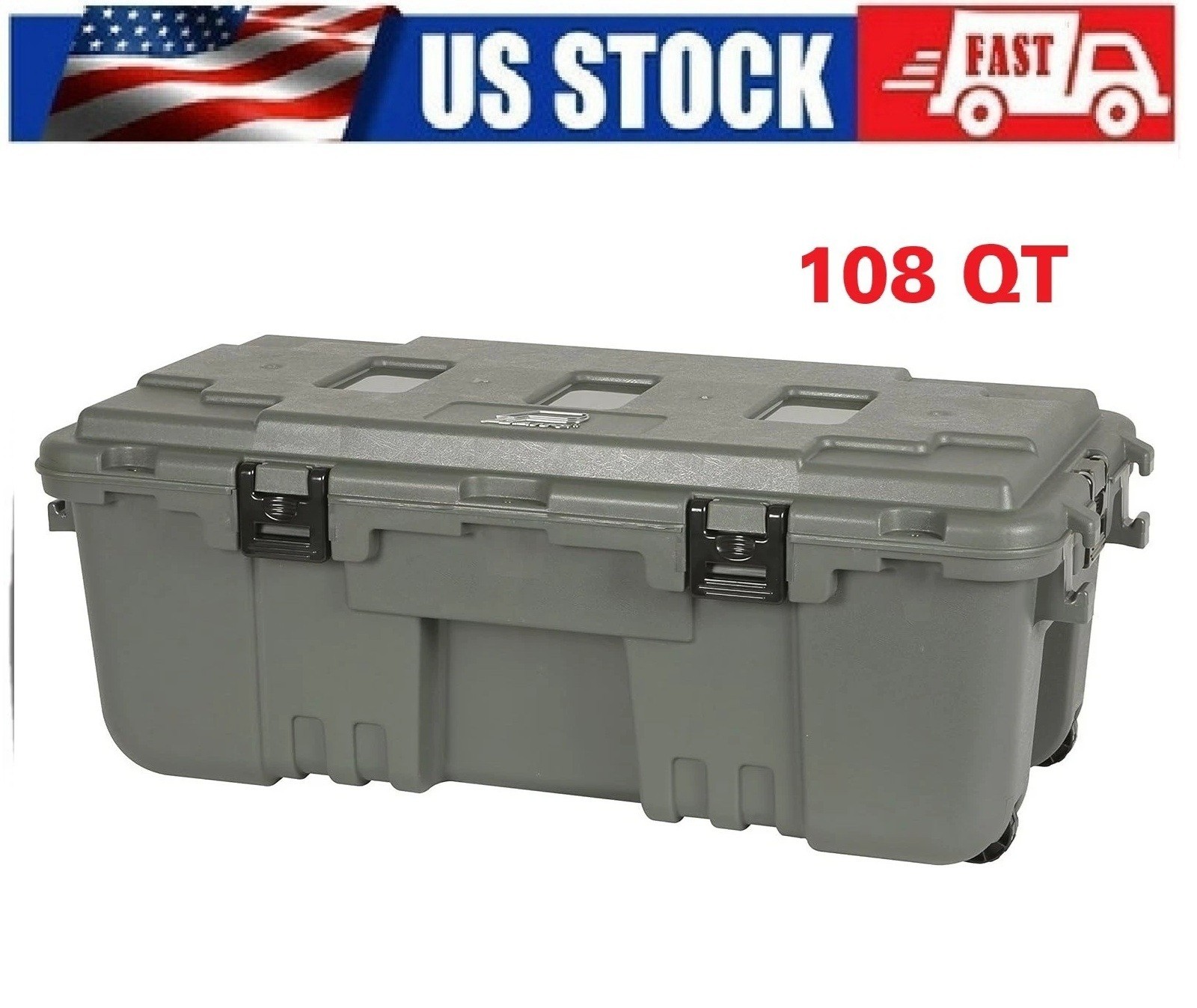 XXL Pickup Truck Bed Storage Box Black Garage Trailer Trunk Chest Heavy Duty XXL Pickup Truck Bed Storage Box Black Garage Trailer Trunk Chest Heavy Duty