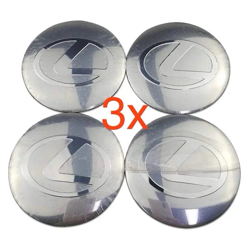 3 Sets Silver 65mm Wheel Center Hub Decal Sticker For Lexus ES GX LS IS RX GS 3 Sets Silver 65mm Wheel Center Hub Decal Sticker For Lexus ES GX LS IS RX GS