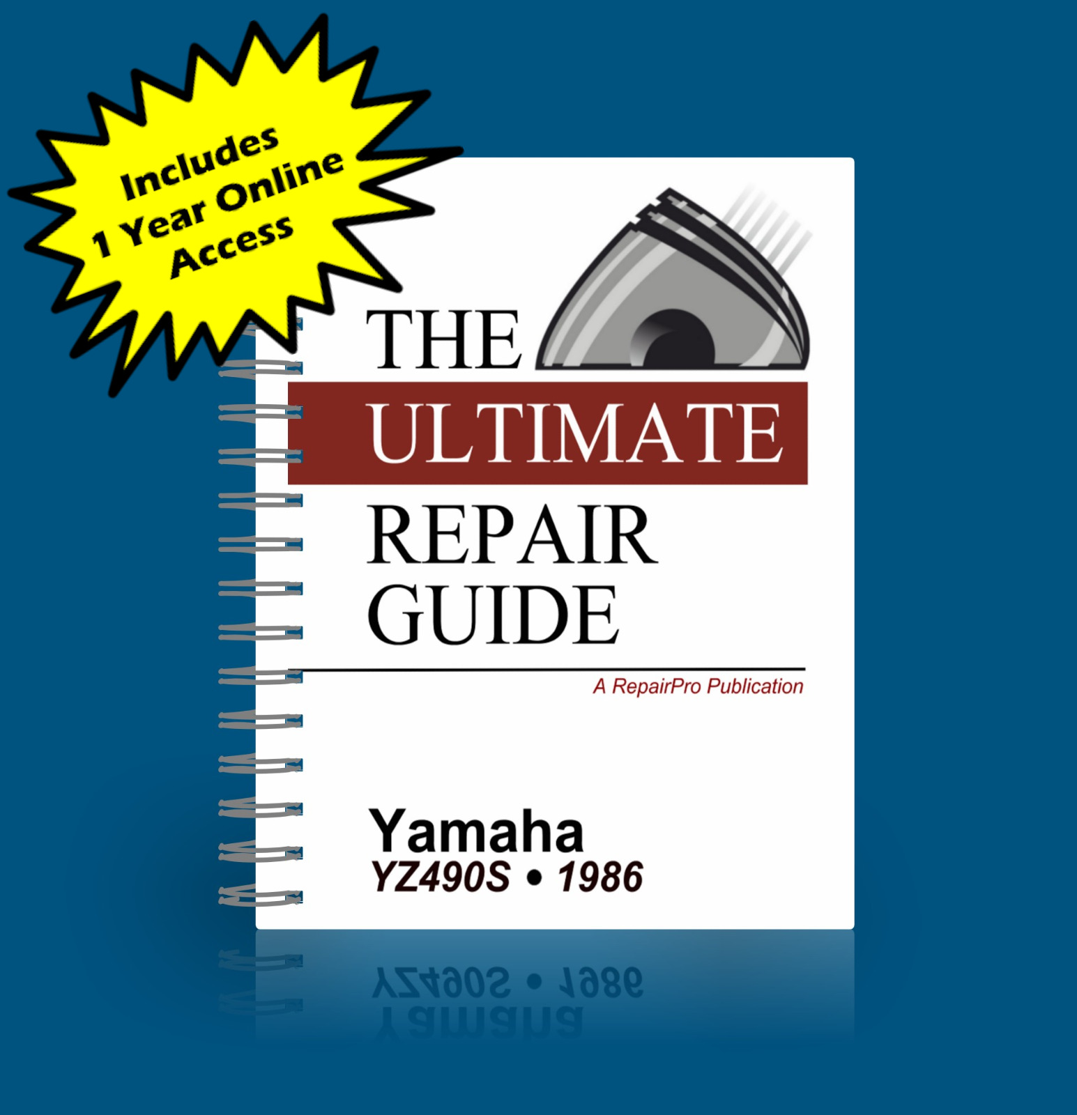 Yamaha YZ490 YZ490S YZ490 S  Service Repair Maintenance Shop Book Manual 1986