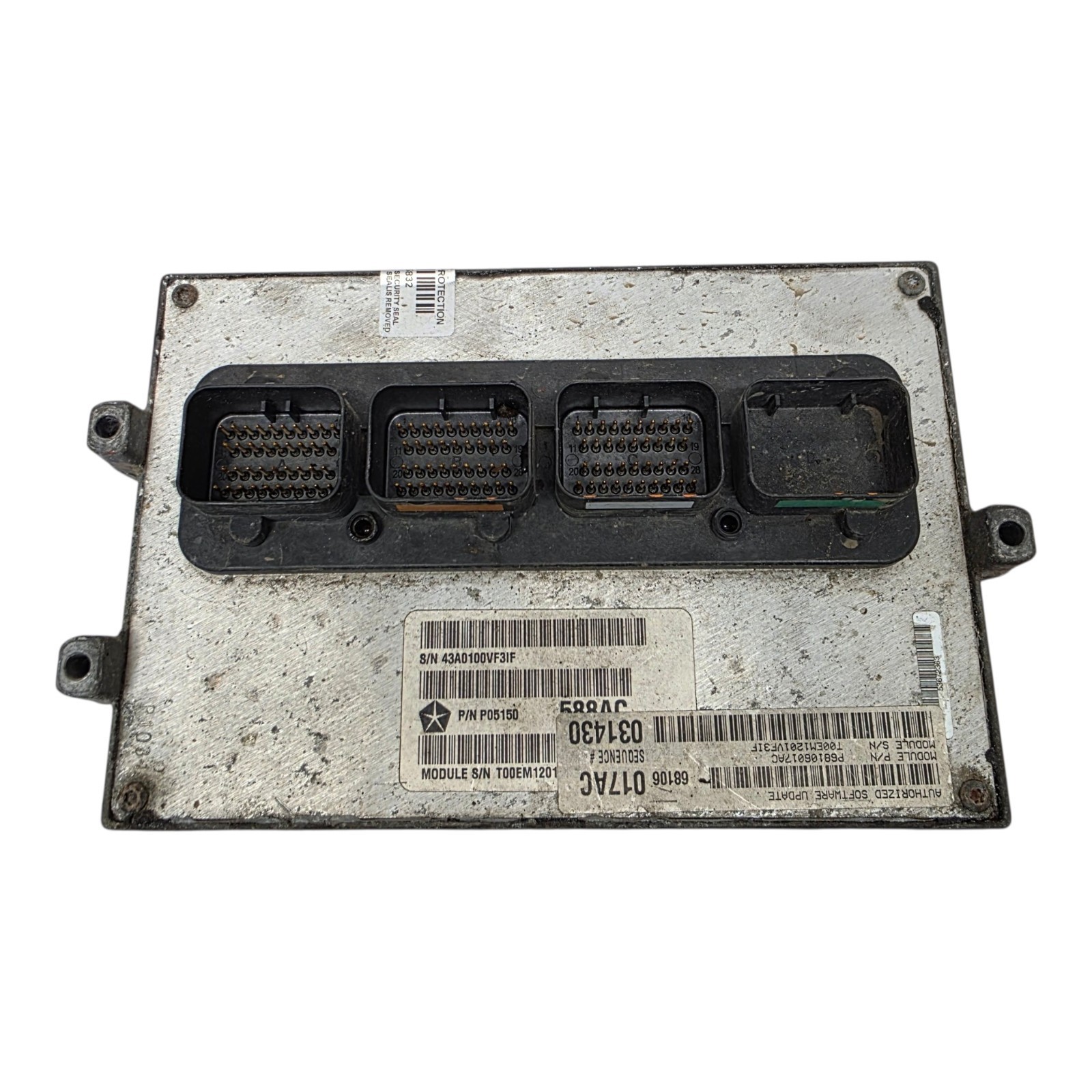 2011 Jeep Grand Cherokee Dodge Durango 3.6L ECM PCM Engine Computer 05150588AC