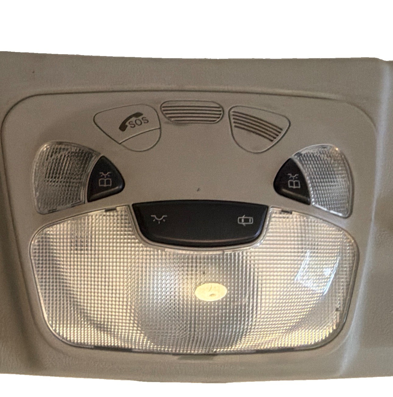 06-09 MERCEDES W209 CLK350 CLK550 CONVERTIBLE DOME LIGHT LAMP SILVER GRAY OEM 06-09 MERCEDES W209 CLK350 CLK550 CONVERTIBLE DOME LIGHT LAMP SILVER GRAY OEM