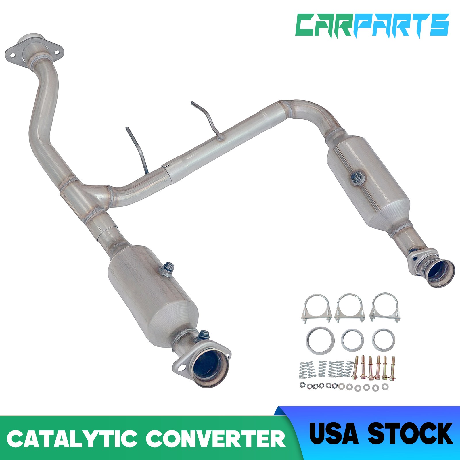 2pcs Front Left & Right Catalytic Converter Fit Ford F-150 2009-2010 V8 4.6L