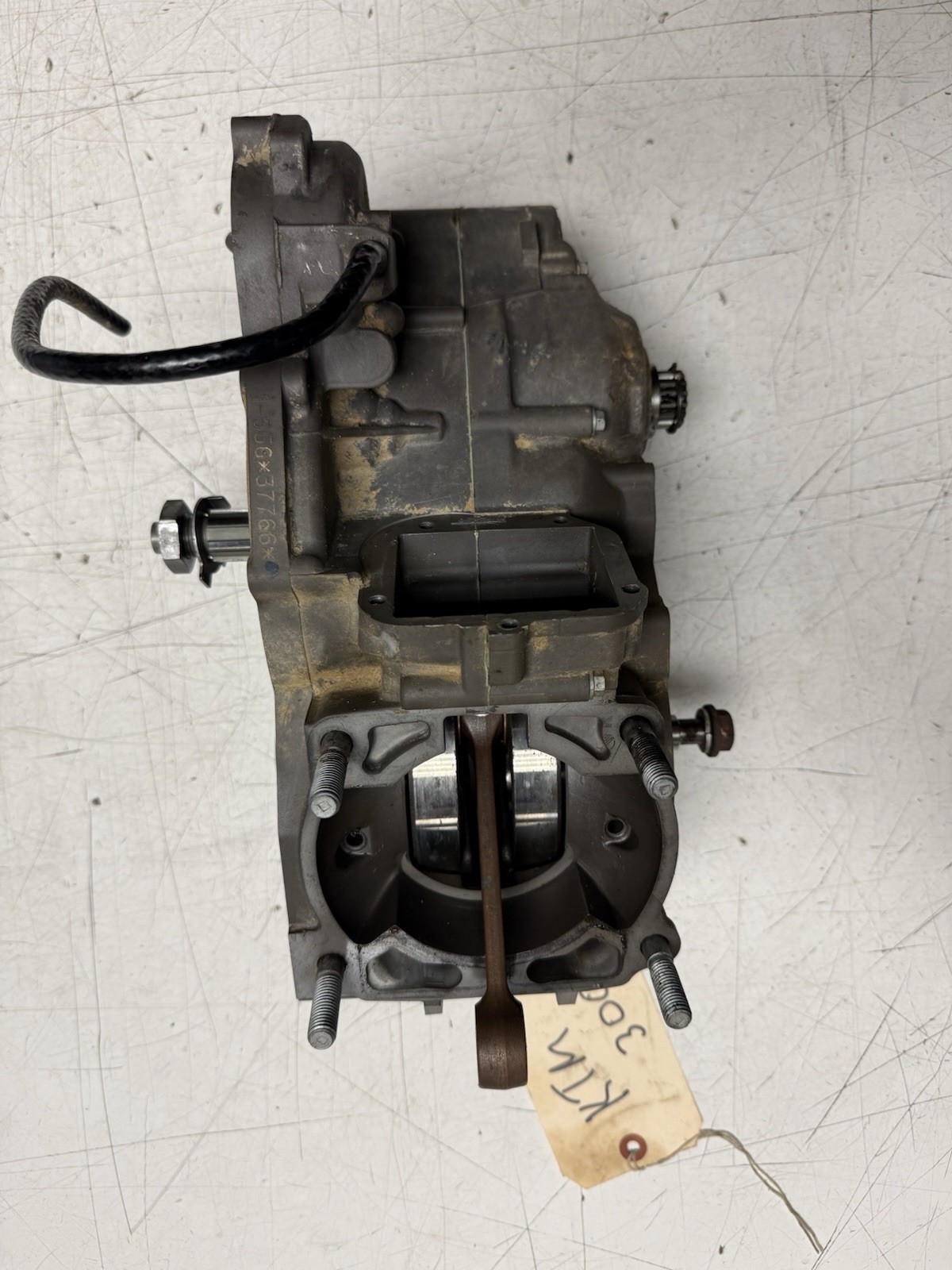 2001 KTM 300EXC 300 EXC Motor Engine Bottom End Crank Transmission