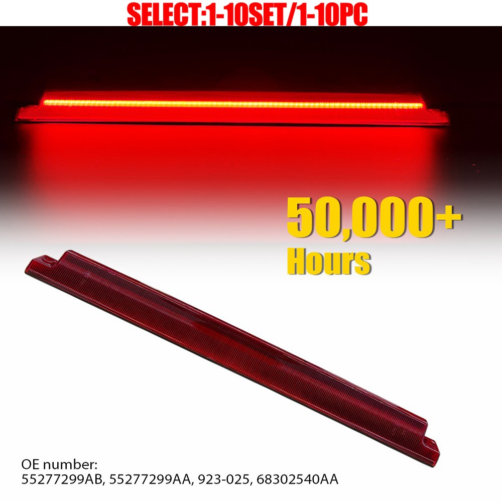 1-10X Red LED Rear Tailgate Brake Light Bar For 2006-18 Dodge Ram 2500 3500 12V 1-10X Red LED Rear Tailgate Brake Light Bar For 2006-18 Dodge Ram 2500 3500 12V