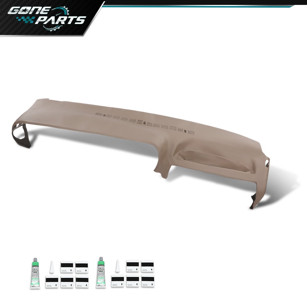 Fit For 1995 1996 GM Trucks Soft TPE Dash Pad Dash Cap Panel Dashboard Tan