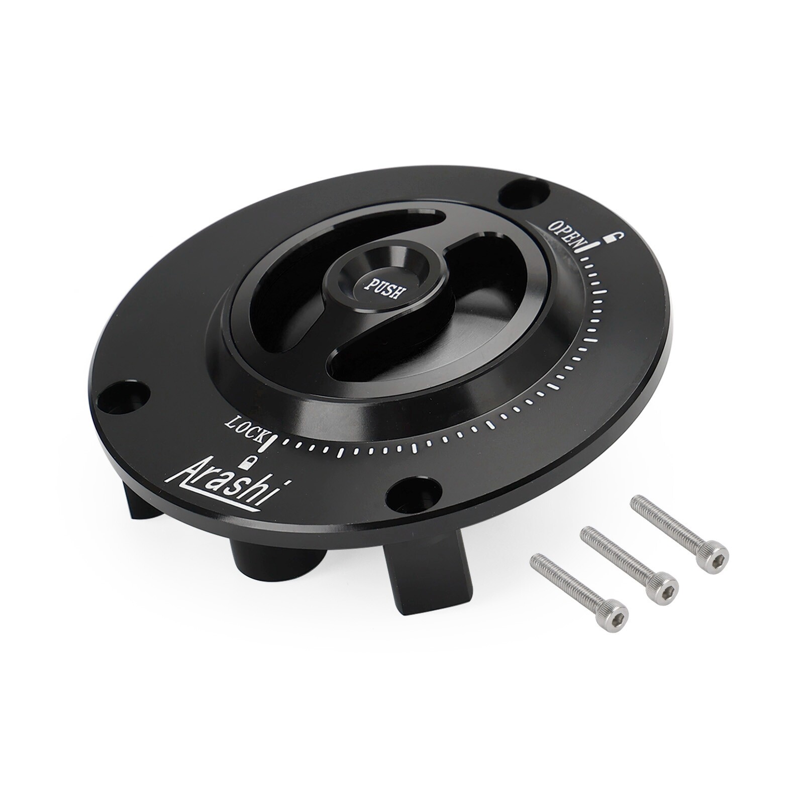 Keyless Quick Release Push & Turn Fuel Tank Cap For Honda Grom MSX125SF 2016-22-