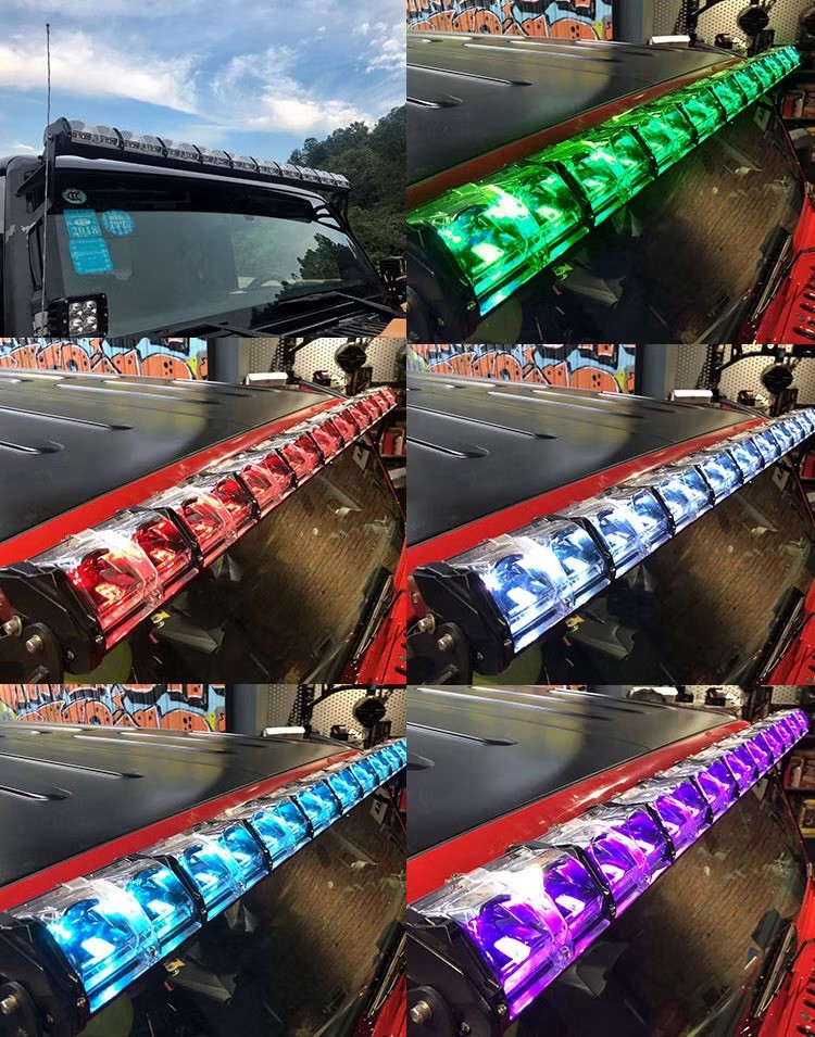 Aurora Evolve Led Light Bar 50” 7 Colors Backlight Harness Included