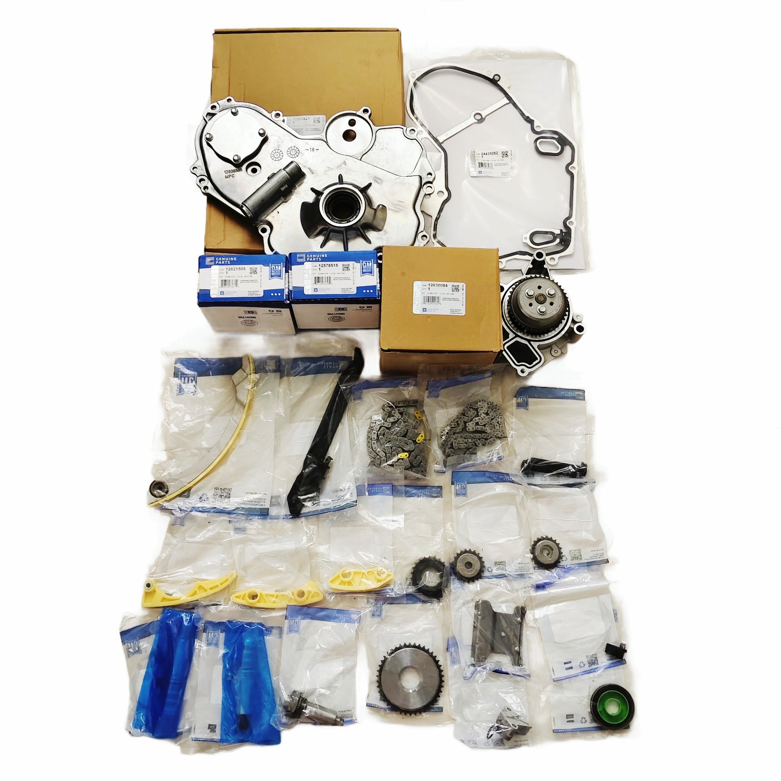 For 09-17 GM 2.4L Ecotec Timing Chain Kit VCT Selenoid Actuator Oil Water Pump