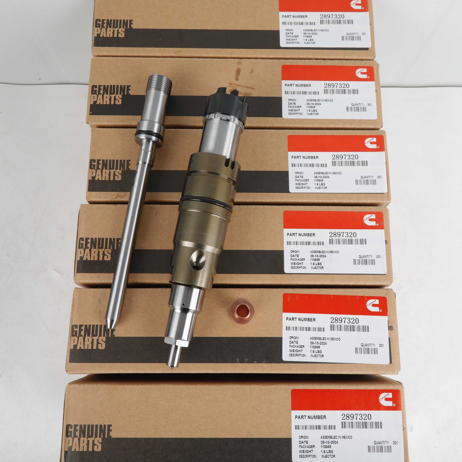 6X CUMMINS ISX15 INJECTOR 2897320 5579419 SUPERCED 5579419PX 2897320PX Tube 6X CUMMINS ISX15 INJECTOR 2897320 5579419 SUPERCED 5579419PX 2897320PX Tube