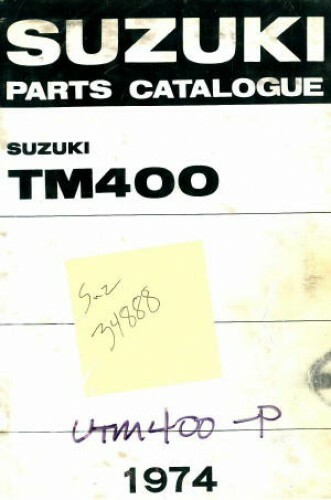 1971-1974 Suzuki TM400 Parts Manual
