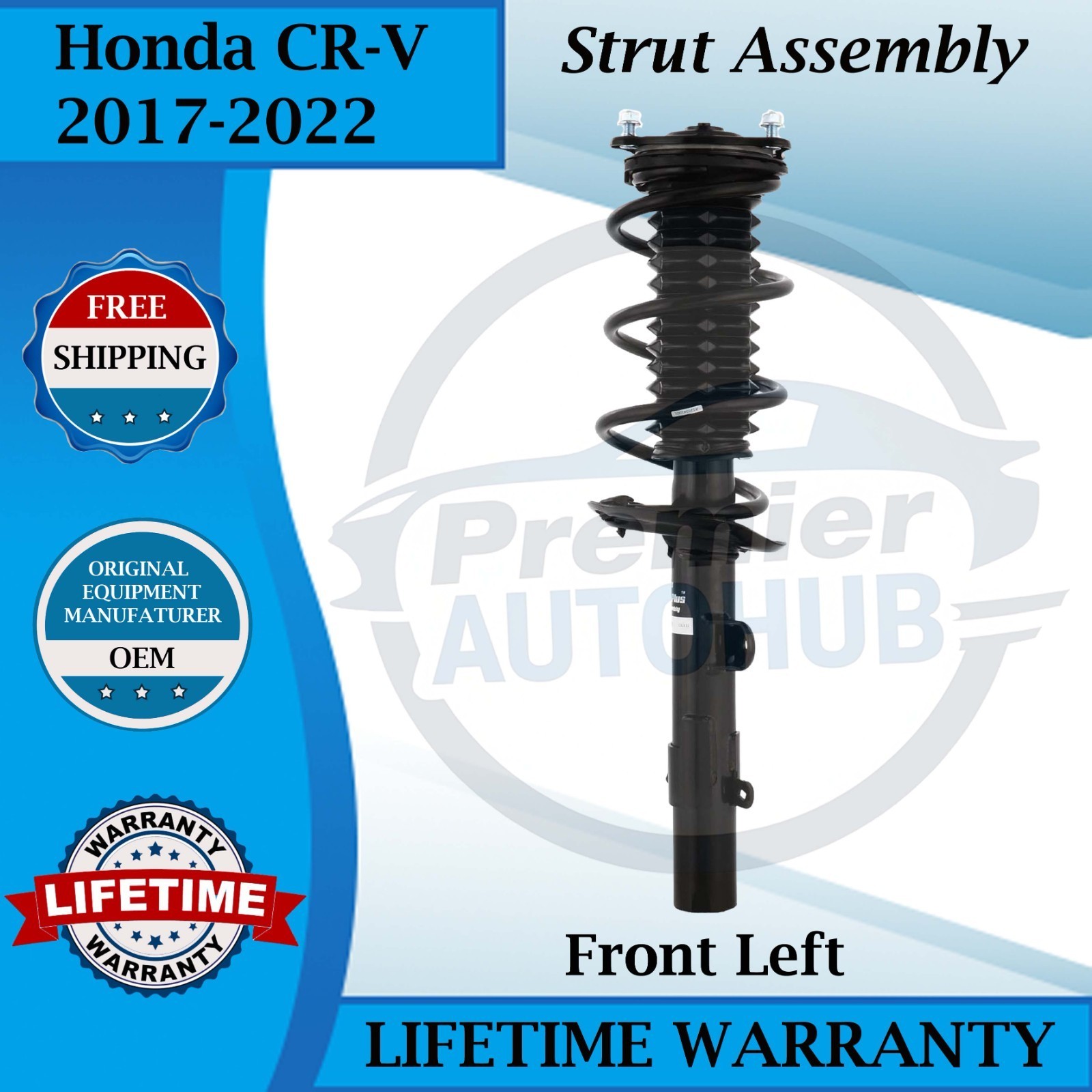 KYB OEM Front Left Strut Assembly 2017-2022 Honda CR-V Lifetime Warranty