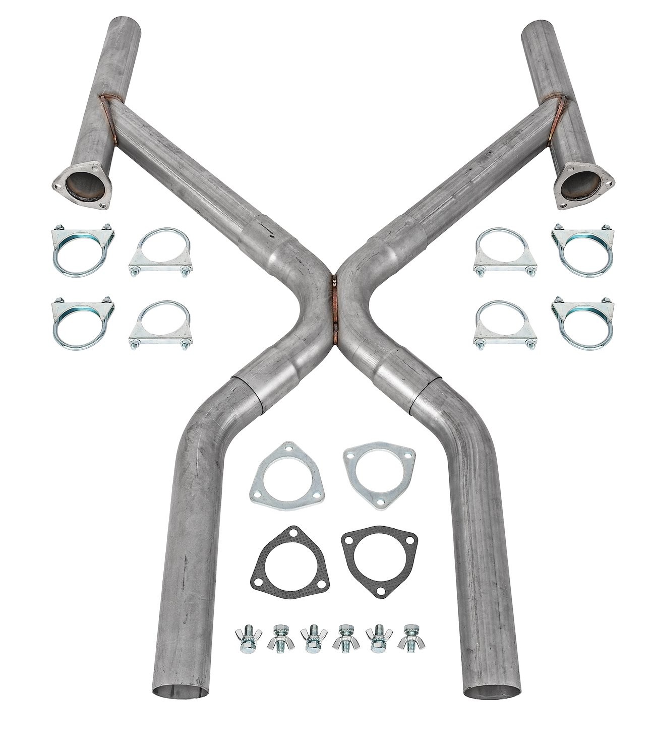 JEGS Universal X-Pipe with Cutouts 3