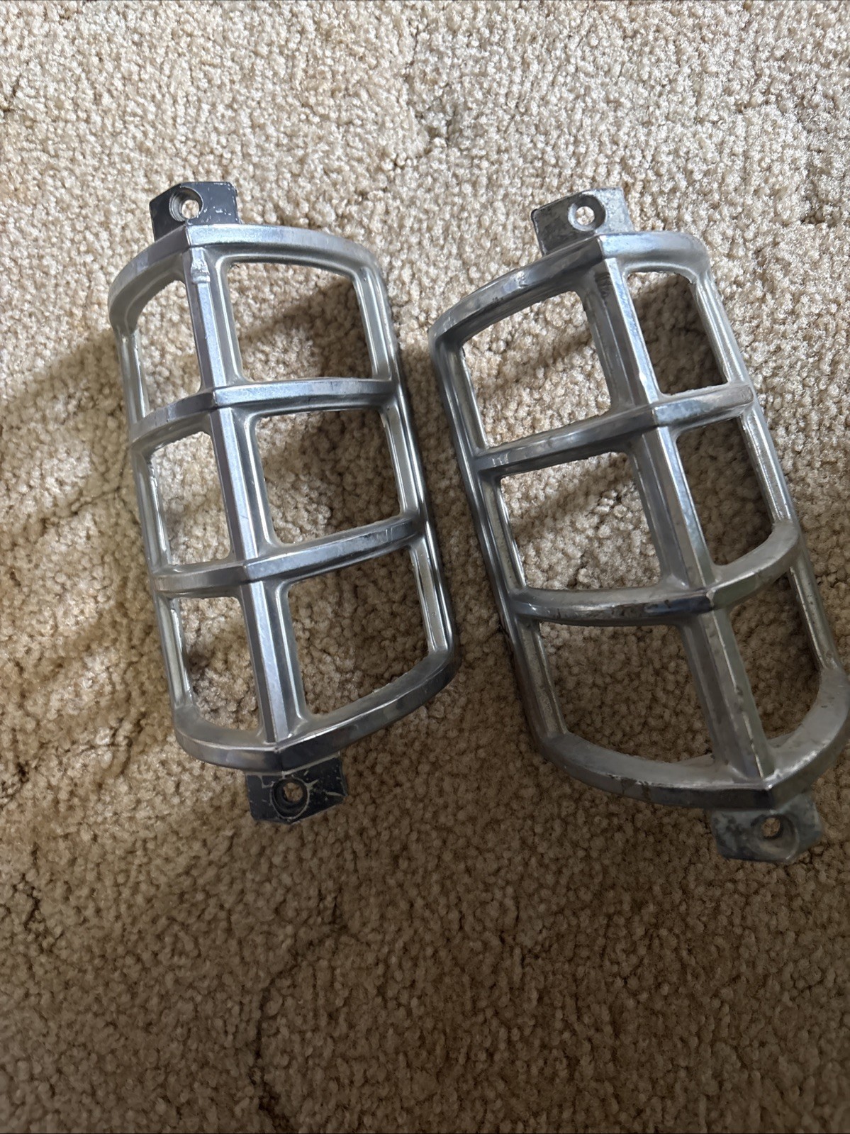 1967 Chevy Impala Corner Signal Light Bezels L &R 1967 Chevy Impala Corner Signal Light Bezels L &R